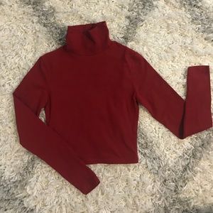 Turtleneck Crop Top